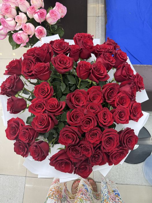 Букет из 51 красной розы