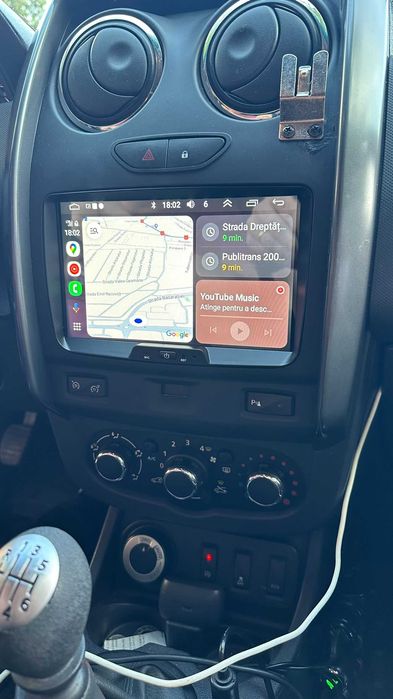 Navigatie android Dacia Duster Logan Sandero Lodgy Dokker CarPlay GPS