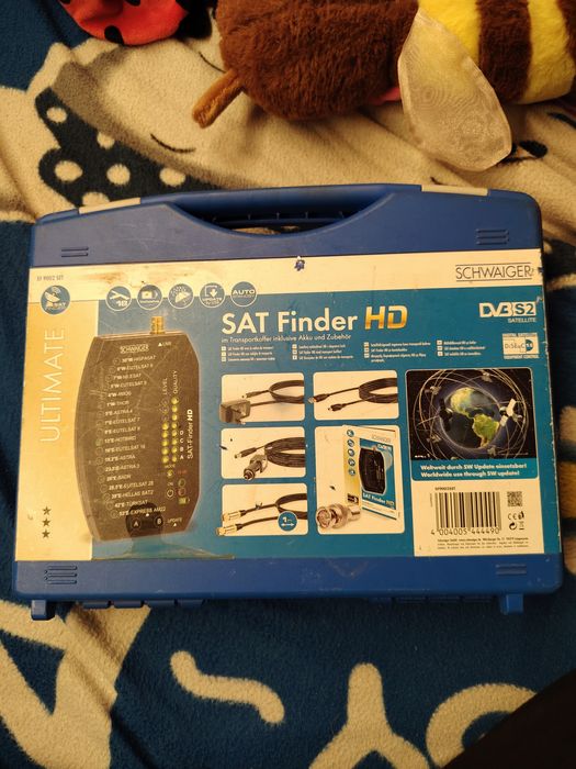 Sat Finder HD profesional Schwaiger DVB-S2 + valiză