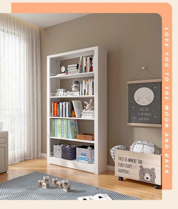 Стеллаж / детская / регулируемый / для книг и игрушек