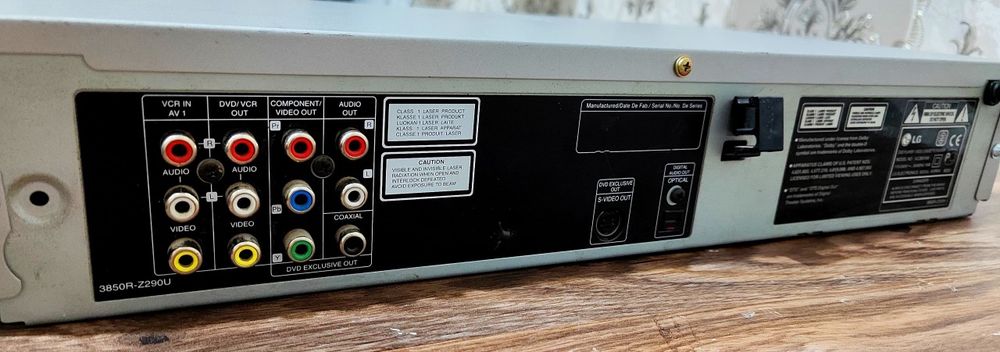 LG видеомагнитофон & DVD Combo