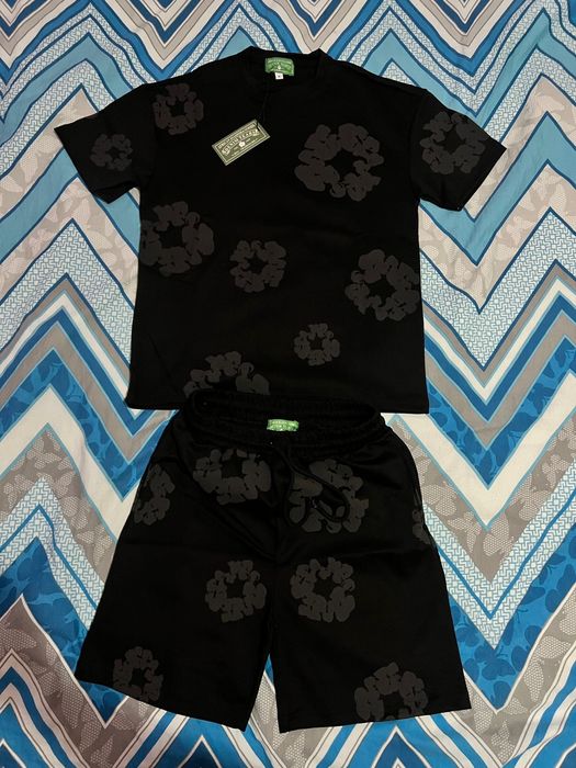 Compleu denim tears negru Full stoc