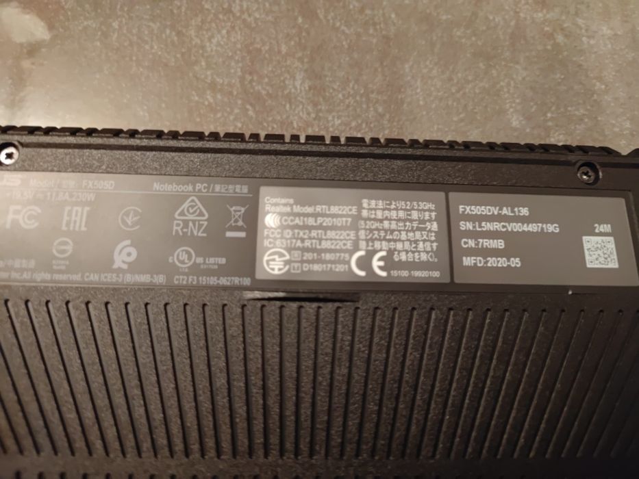 Laptop Asus tuf fx505d
