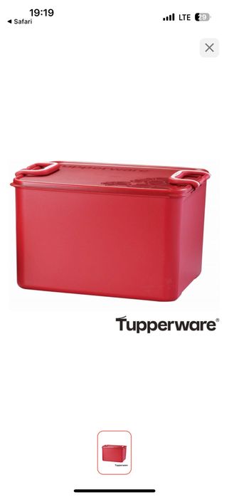 Новый Контейнер исполнин tupperware для муки, рис , сахара