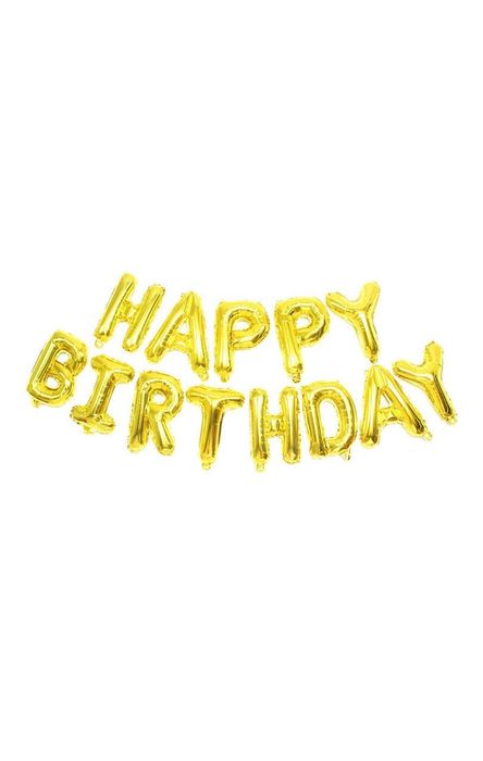 Надпись фольгированная на день рождение