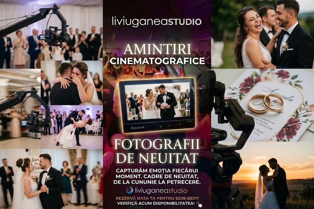 FOTO VIDEO DJ EVENIMENTE | liviuganeaSTUDIO | Nunți • Botezuri • Petreceri
