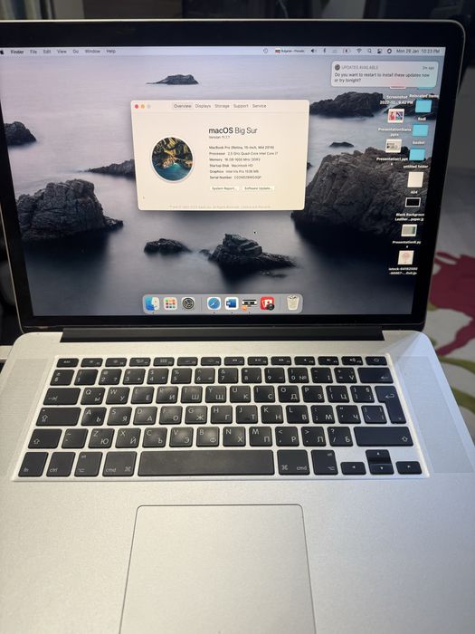 MacBook Pro 15” Retina Mid 2014 i7 / 16GB RAM / 512GB SSD