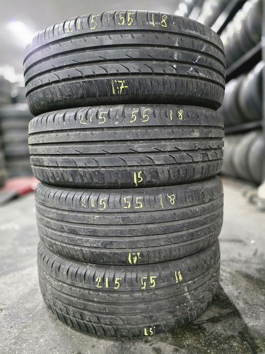 4x 215/55/18 VARA CONTINENTAL Stare excelenta
