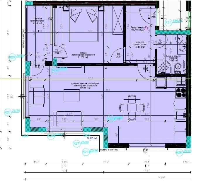 Продава се Двустаен апартамент в Варна, Погреби - 80 кв.м за 2375 €/кв.м - Снимка #5
