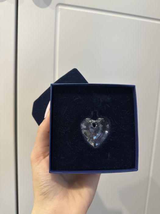 swarovski голямо сърце колие