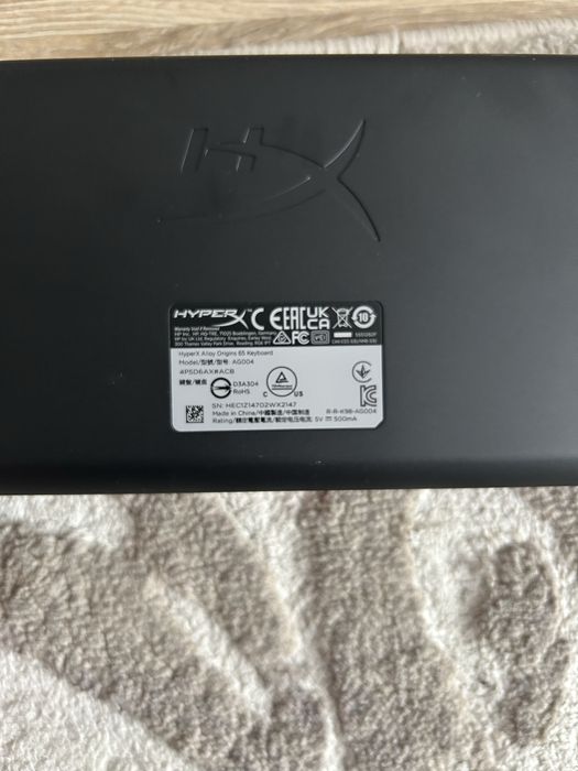 Клавиатура HyperX Alloy Origins 65 Red Switch.