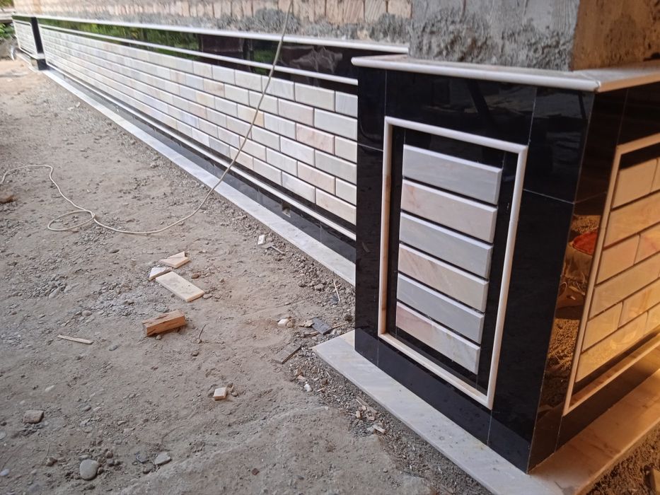 Marmar mramor granit toshlarini kesib berish va terish hizmati