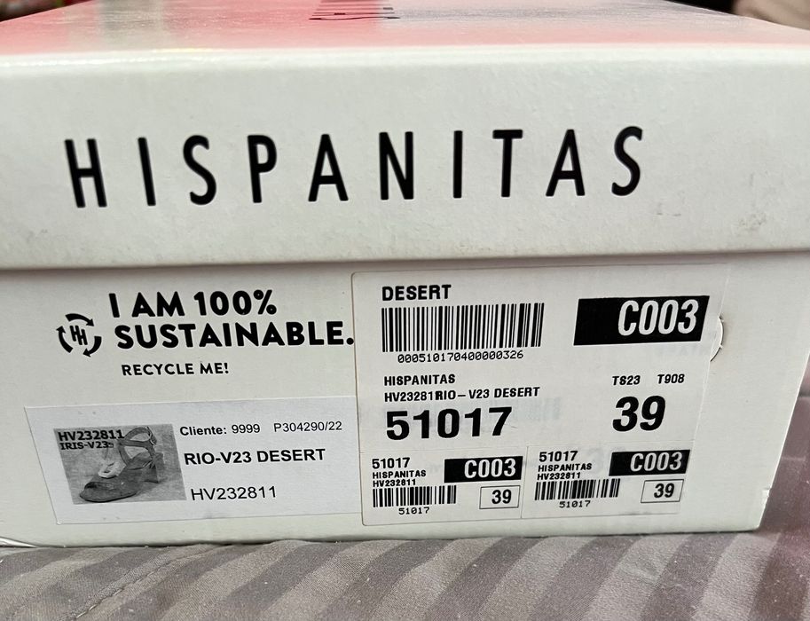 Sandale elegante maro/crem Hispanitas