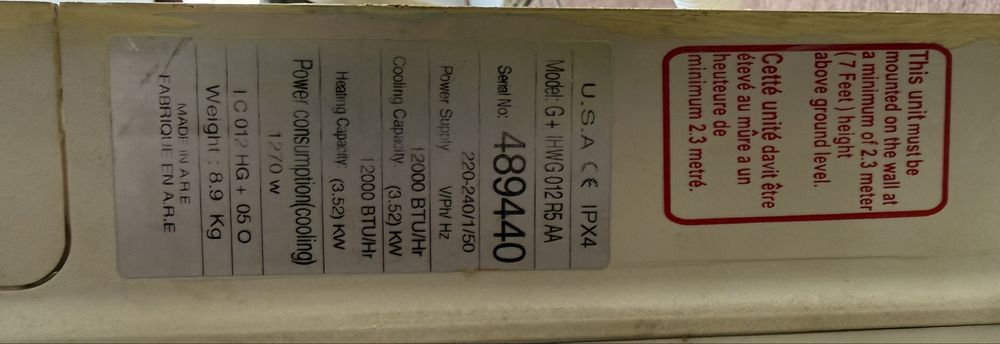 Aer conditionat Dinamic 12000BTU