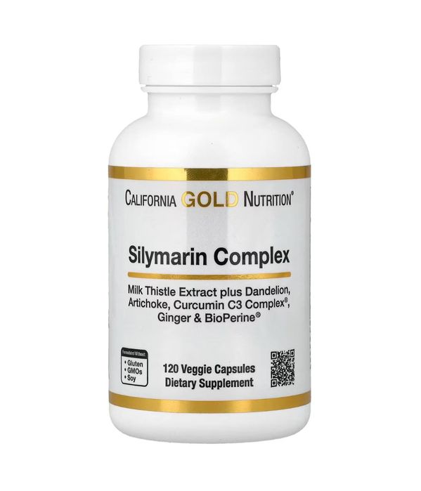 Californiaя Gold Nutrition, силимариновый комплекс, 120 капсул