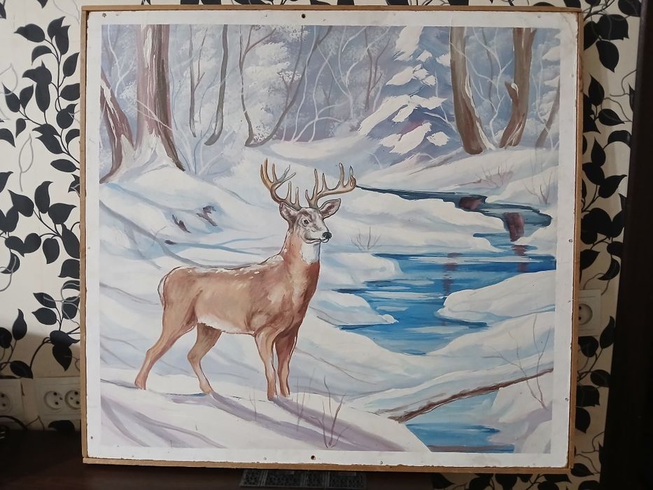 Картина "Олень".