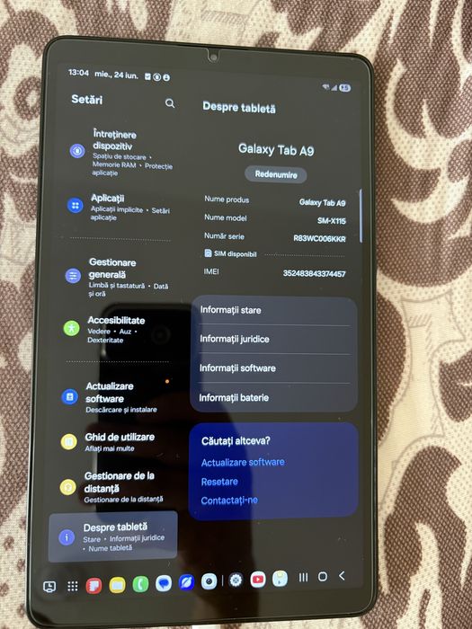 Vand tableta samsung tabA9