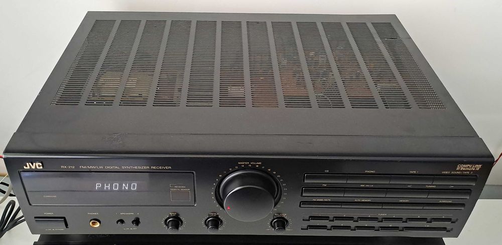 JVC RX-212BK Amplificator Stereo – Sunet de exceptie – Receiver Phono