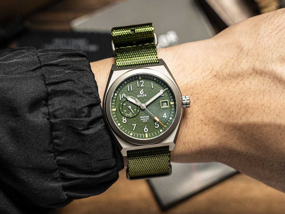 BOLDR Automatic Venture Wayfarer-Olive