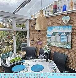 LOFOB Бохо ръчно изработена лампа от естествен плетен ратан