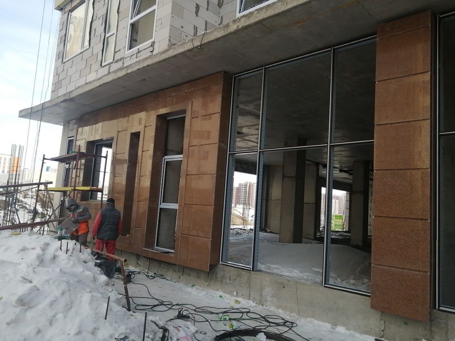 Работы с травертином,гранитом ФЦП панелей