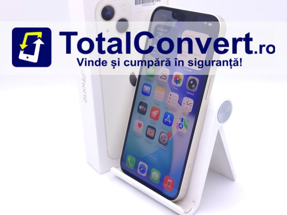 Apple iPhone 13 128GB Starlight 4GB Single, Garantie 24 luni | #D90564
