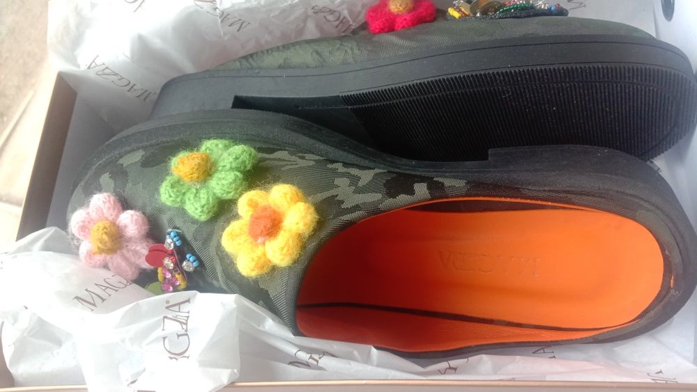 Женскии обувь стильный сабо