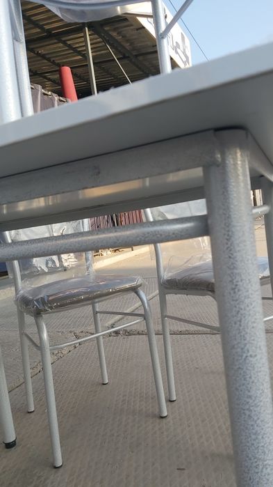 Стол-стуль  комплект из металла