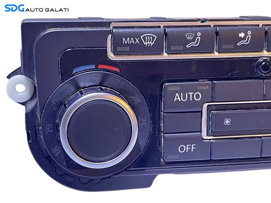Panou Modul Unitate Comanda AC Aer Conditionat Clima Climatronic Dublu Dual Zone Volkswagen Golf 6 Plus 2008 - 2013 Cod 5K0907044BC [LR0028]