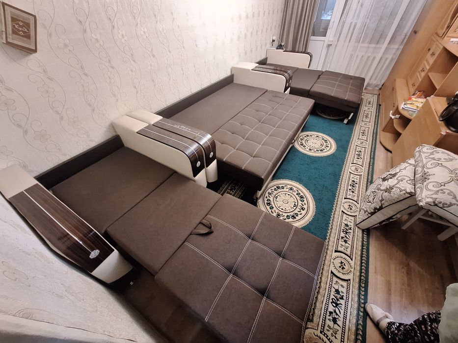 Диван, 2 кресло.