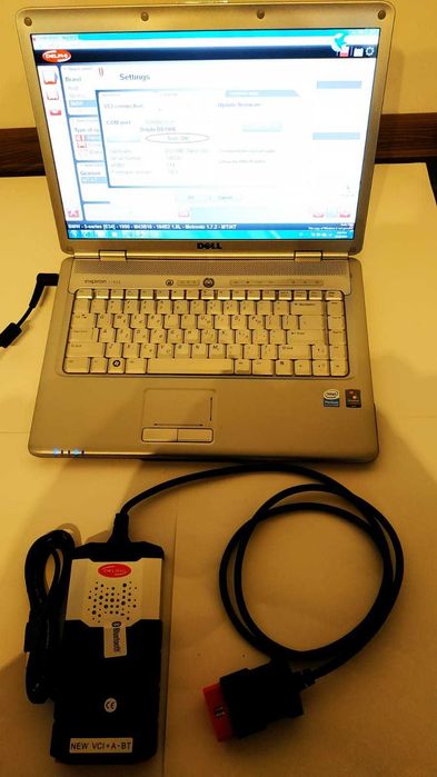 Tester auto Universal Delfi 12/24v + Laptop, Turisme si Camioane Full Activ diagnoza auto in limba romana, totul instalat si functional service auto