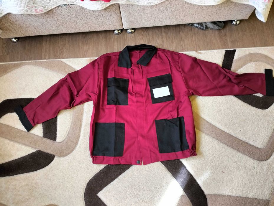 Costum salopeta /lucru /munca cu pieptar ,mărime 50-54 , NOU