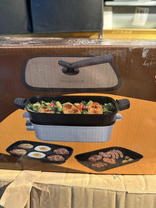 AEWHALE 3-in-1 Multifunctional Electric Grill,Electric