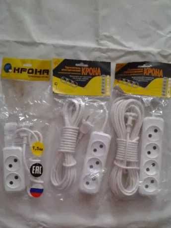 Удлинители электрические универсальные «Крона» (Москва)