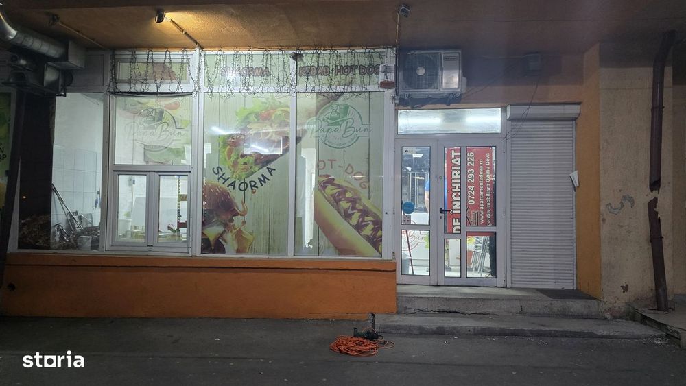 Inchiriez spatiu comercial, Deva, Eminescu echipat  pentru Shaormerie