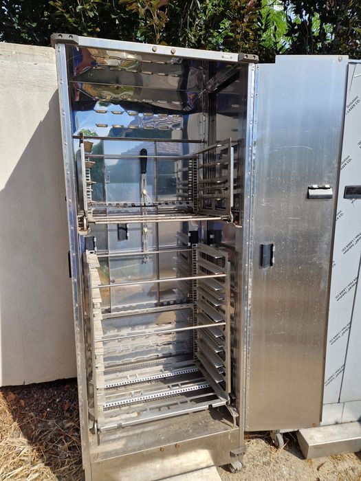 Dulap inox tavi, dospitor, dulap inox tavi cuptor, pe roti