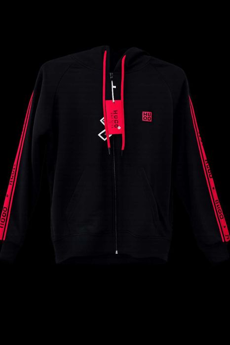 Дамски спортен комплект HUGO – суичър с цип и панталон, размери l,m