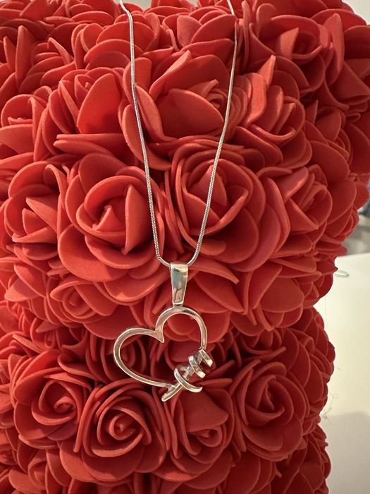 Сребърно колие - Сърце