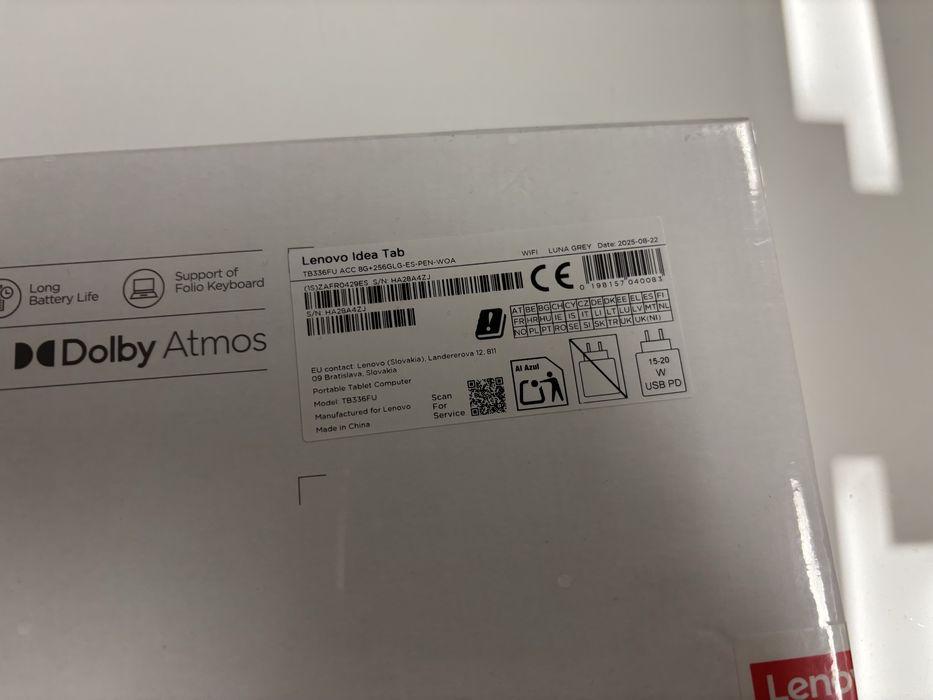 Lenovo Idea Tab cu pen grey 256gb sigilat