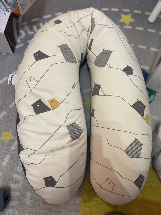 Възглавница за бременни и кърмене с калъфка Doomoo