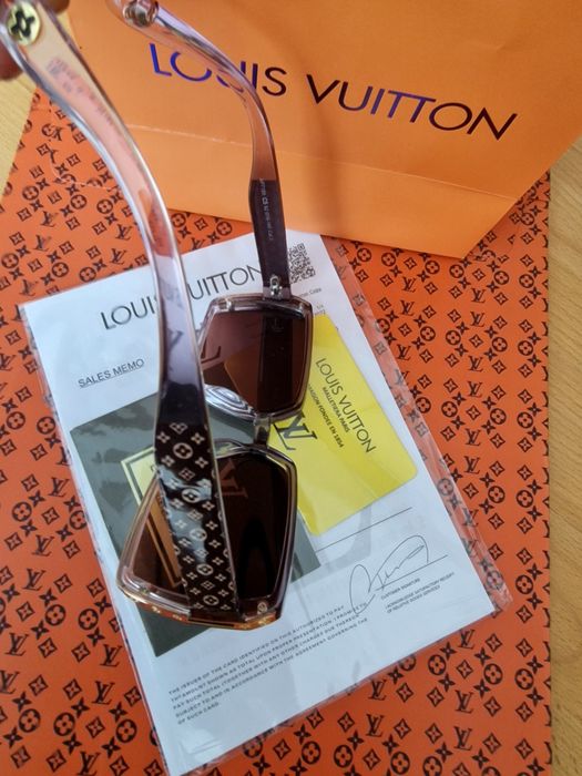 Ochelari de soare Louis Vuitton import Italia,toc textil inclus