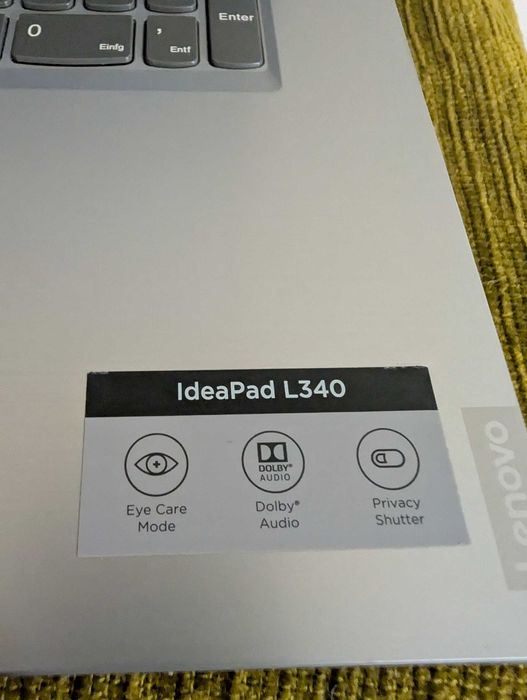 Laptop  Lenovo IdeaPad L340-17, i5 Gen.8, ssd 250 Gb, ram 8 gb