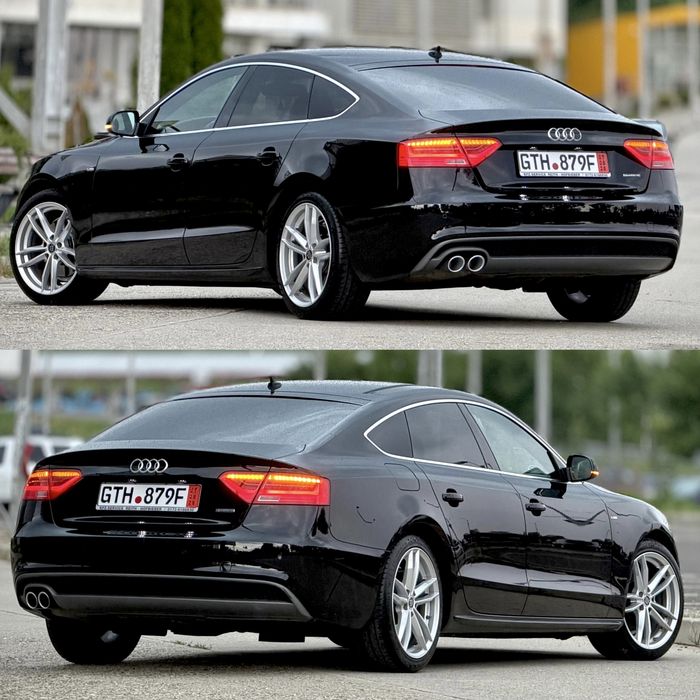 Audi A5 3xS-Line Quattro 2016 Euro 6 2.0 TDI 190 CP Cutie Automata S-Tronic Distronic Lane Assist Front Assist Bang&Olufsen