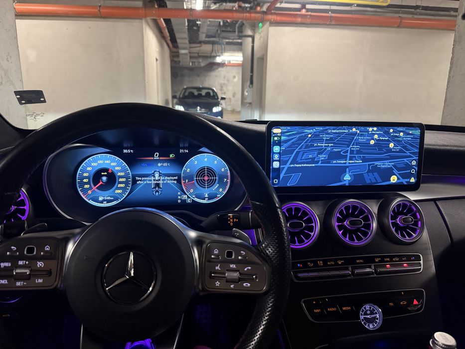 12.3” мултимедия • Touch • CarPlay • Android Auto | Дигитални километражи | Mercedes