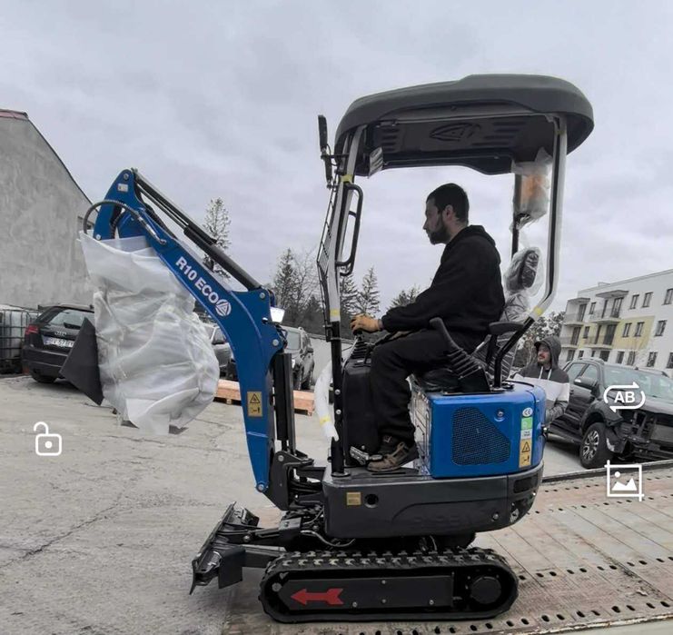 Miniexcavator RIPPA R10 ECO, ultimul model 2025