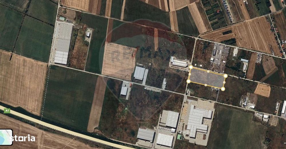 Teren Industrial 3ha/ Autostrada A2 Km 23/Dubla deschidere