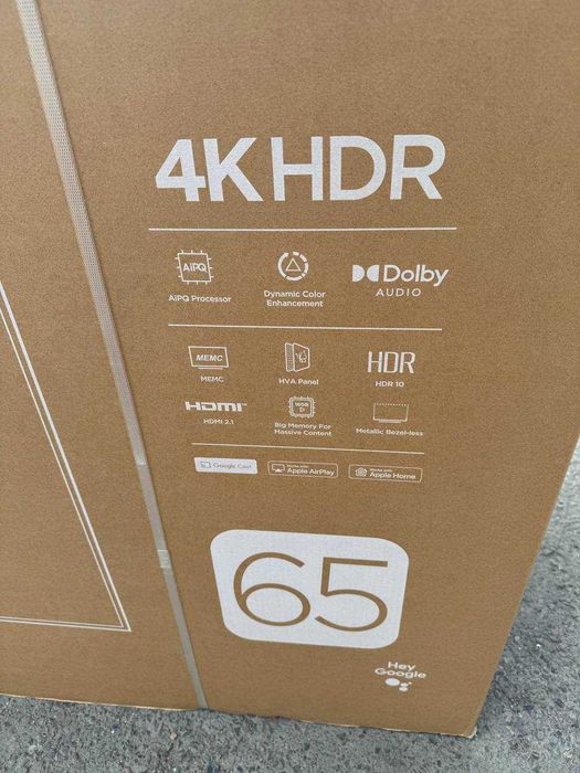 Телевизор TCL 65V6C 4K HDR Google TV Smart