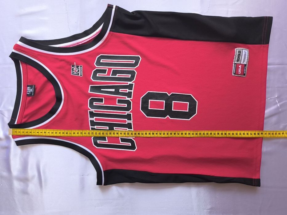 Maiou baschet Chicago Bulls #8 FSBN Athletic Fit XS – 100% poliester, stare foarte bună