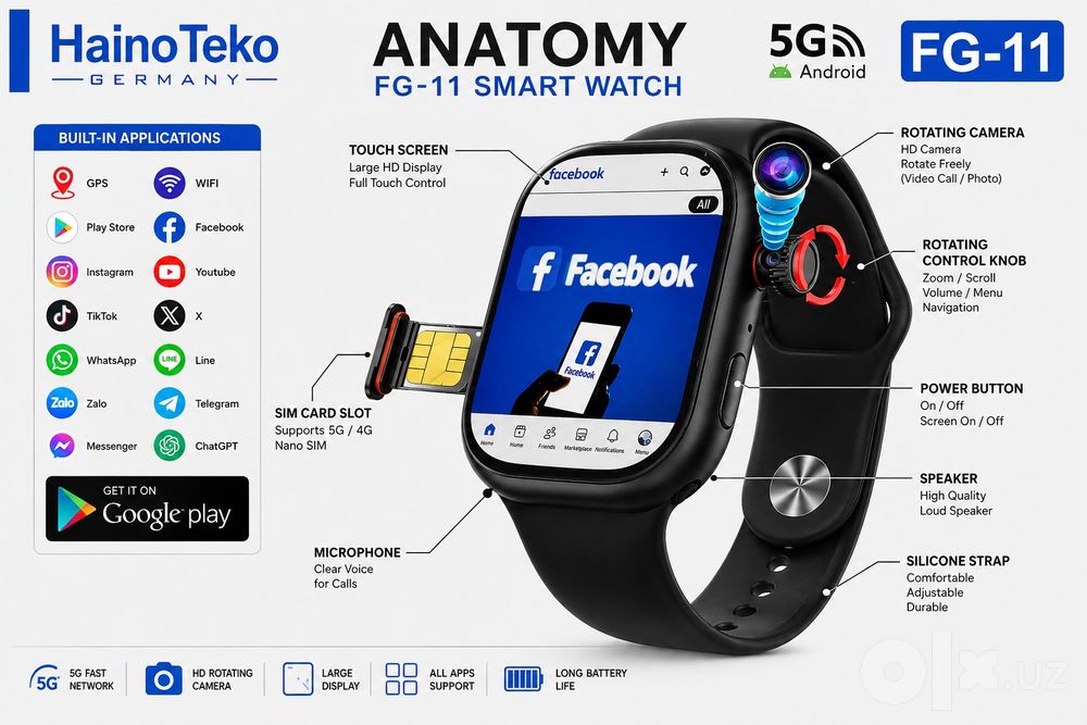 Qol soati smartwhatch
