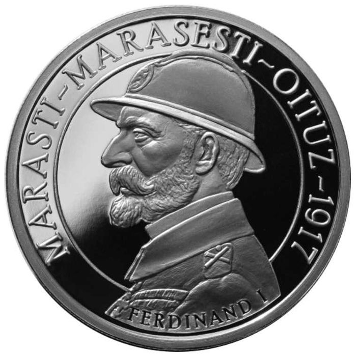 Moneda BNR 10lei argint Marasesti, Marasti, Oituz gradata NGC PF 68 UC